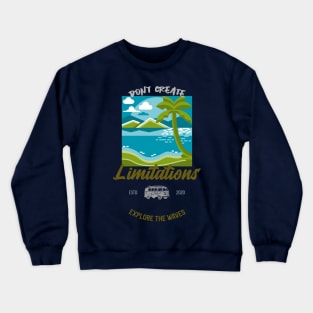 no limits bodysurf Crewneck Sweatshirt